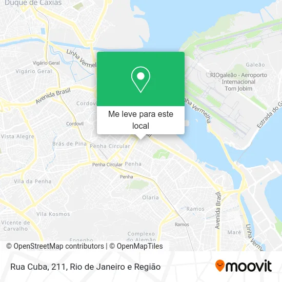 Rua Cuba, 211 mapa