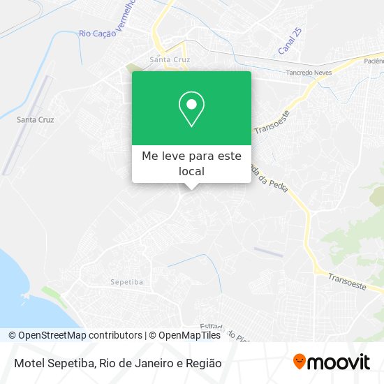 Motel Sepetiba mapa