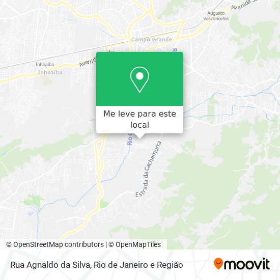 Rua Agnaldo da Silva mapa