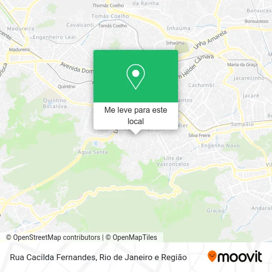 Rua Cacilda Fernandes mapa