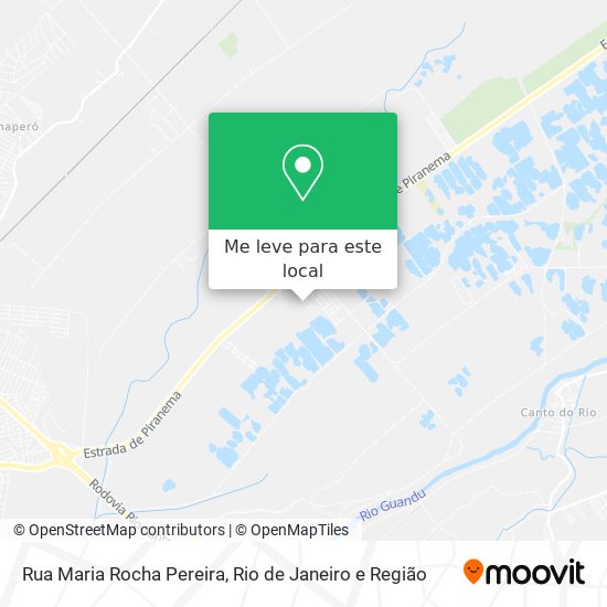 Rua Maria Rocha Pereira mapa