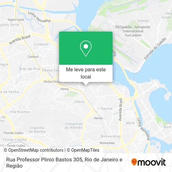 Rua Professor Plinio Bastos 305 mapa