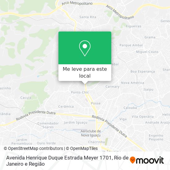 Avenida Henrique Duque Estrada Meyer 1701 mapa