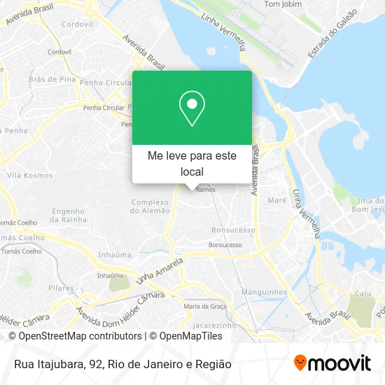 Rua Itajubara, 92 mapa