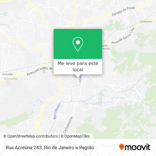 Rua Acreúna 243 mapa