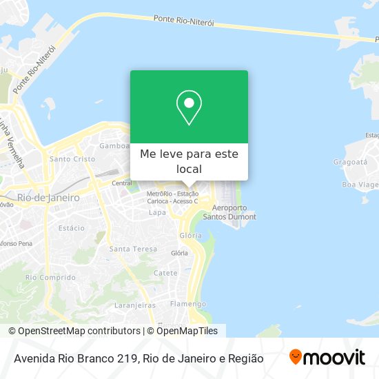 Avenida Rio Branco 219 mapa