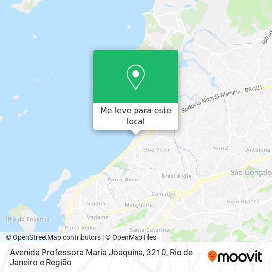 Avenida Professora Maria Joaquina, 3210 mapa