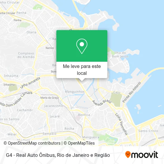 G4 - Real Auto Ônibus mapa