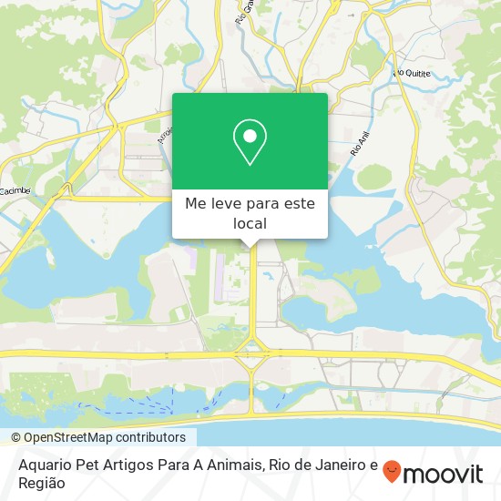 Aquario Pet Artigos Para A Animais mapa