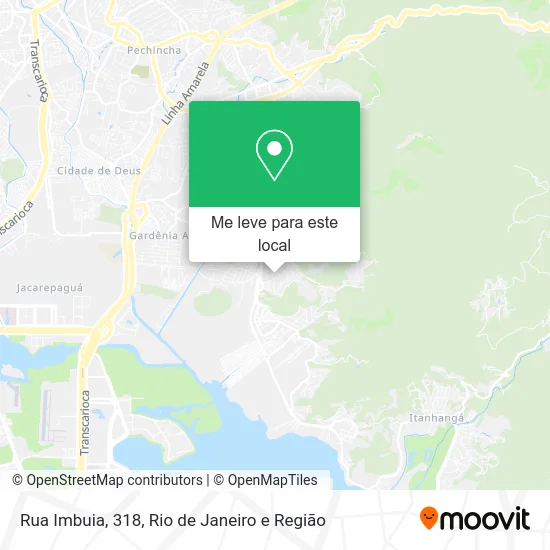Rua Imbuia, 318 mapa