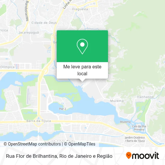 Rua Flor de Brilhantina mapa
