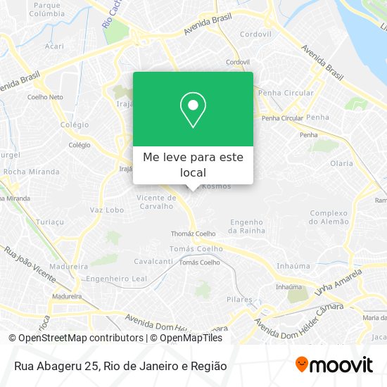 Rua Abageru 25 mapa