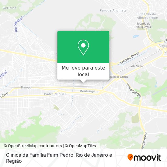 Clinica da Família Faim Pedro mapa