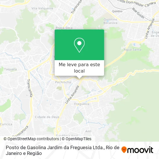 Posto de Gasolina Jardim da Freguesia Ltda. mapa