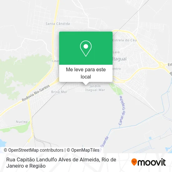 Rua Capitão Landulfo Alves de Almeida mapa