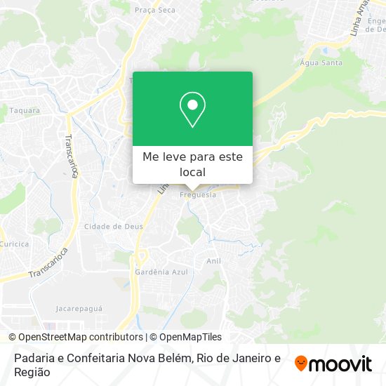 Padaria e Confeitaria Nova Belém mapa