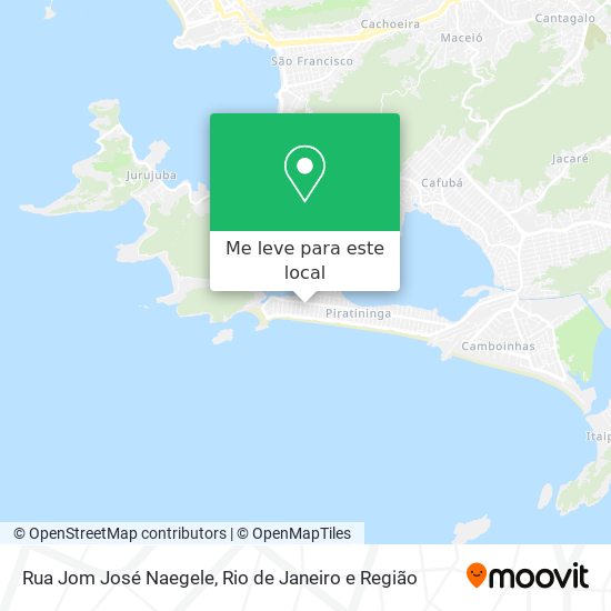 Rua Jom José Naegele mapa