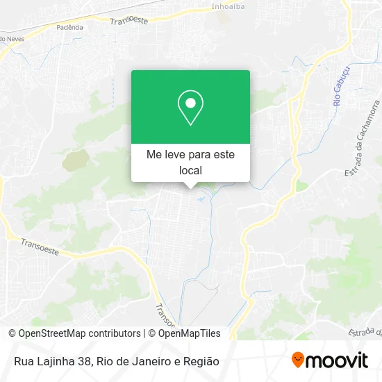Rua Lajinha 38 mapa