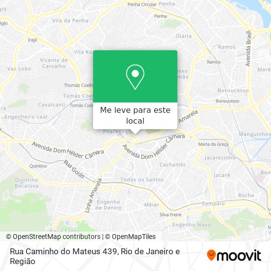 Rua Caminho do Mateus 439 mapa