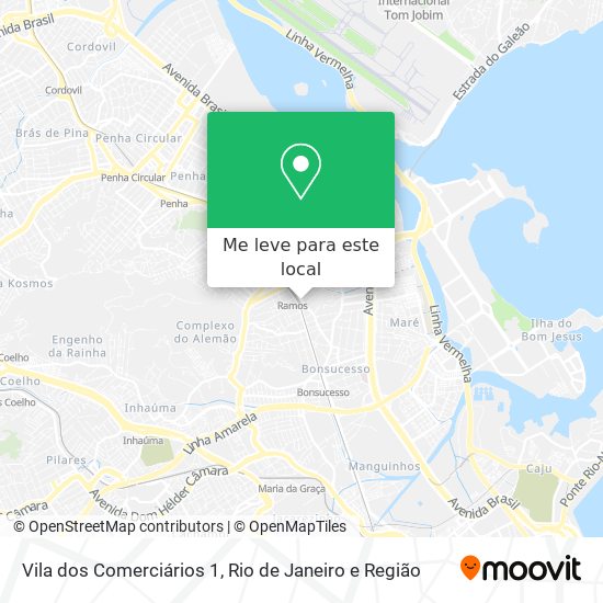 Vila dos Comerciários 1 mapa