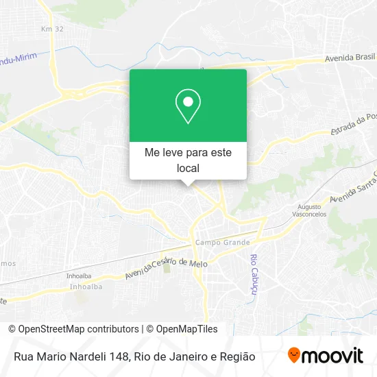 Rua Mario Nardeli 148 mapa