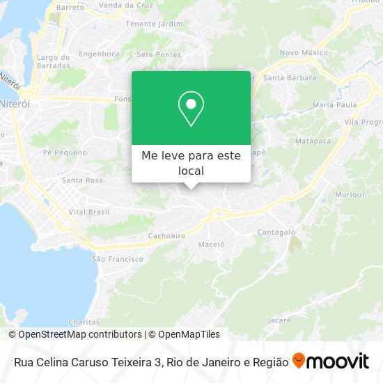 Rua Celina Caruso Teixeira 3 mapa