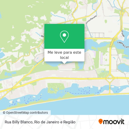 Rua Billy Blanco mapa