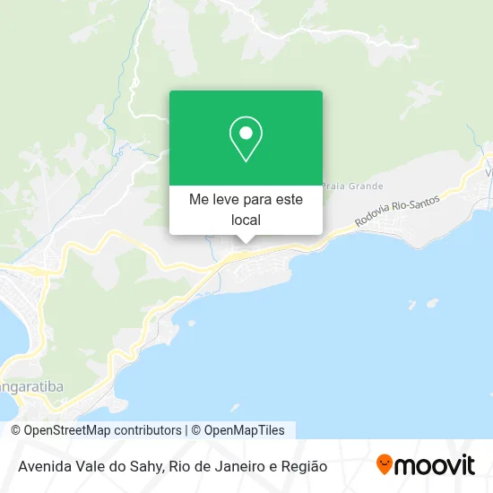 Avenida Vale do Sahy mapa