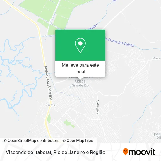 Visconde de Itaboraí mapa