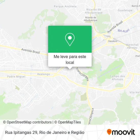 Rua Ipitangas 29 mapa