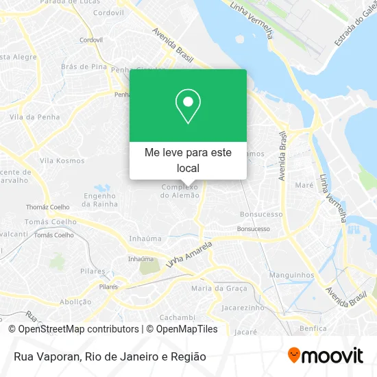 Rua Vaporan mapa
