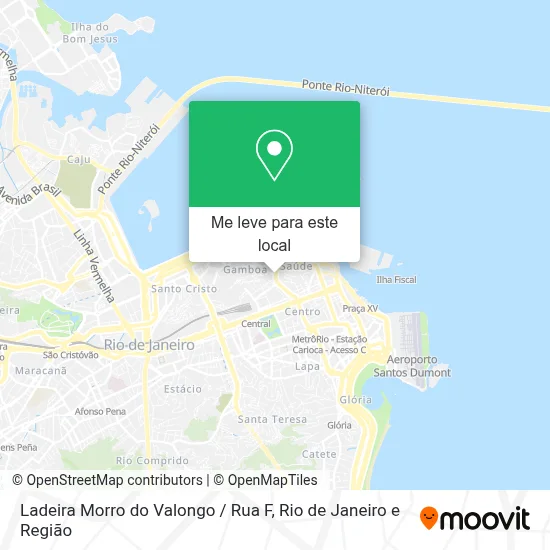 Ladeira Morro do Valongo / Rua F mapa