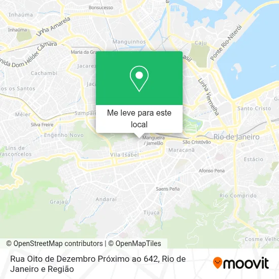 Rua Oito de Dezembro Próximo ao 642 mapa