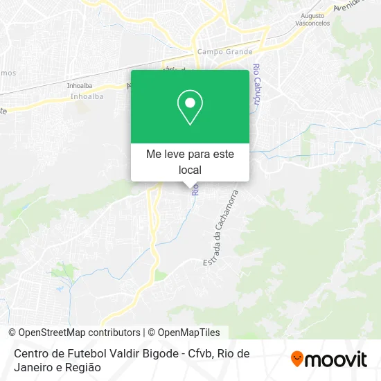 Centro de Futebol Valdir Bigode - Cfvb mapa