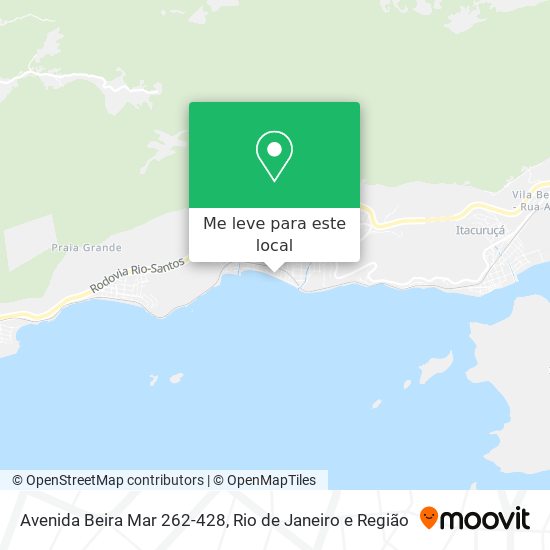 Avenida Beira Mar 262-428 mapa