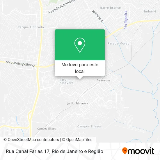 Rua Canal Farias 17 mapa