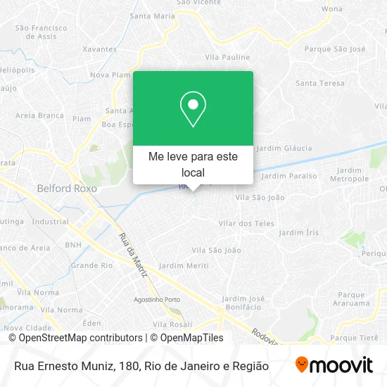 Rua Ernesto Muniz, 180 mapa