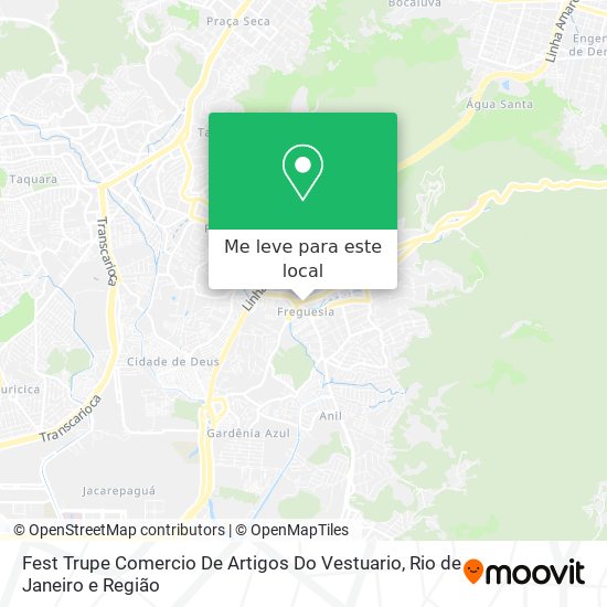 Fest Trupe Comercio De Artigos Do Vestuario mapa