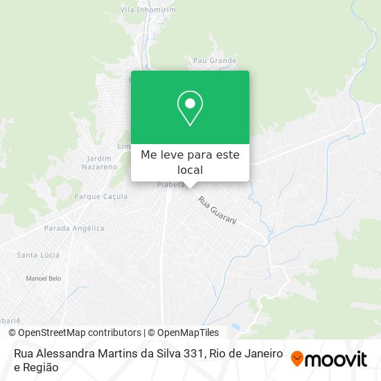 Rua Alessandra Martins da Silva 331 mapa
