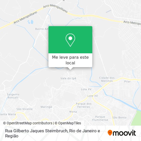 Rua Gilberto Jaques Steimbruch mapa