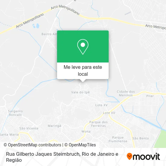 Rua Gilberto Jaques Steimbruch mapa