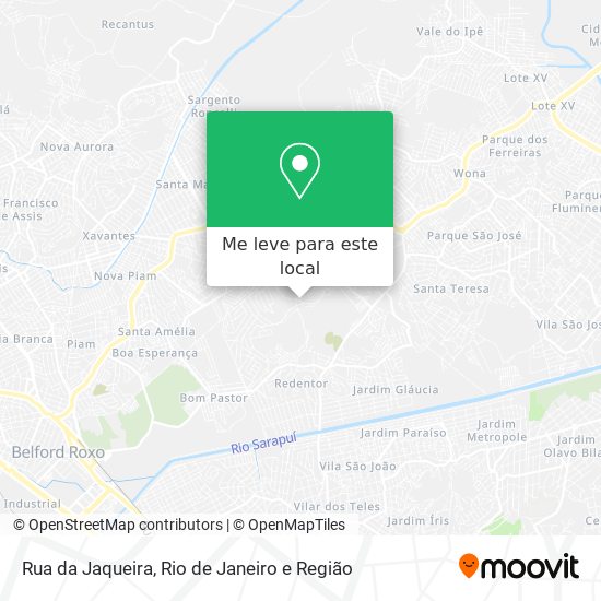 Rua da Jaqueira mapa