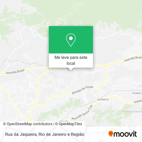 Rua da Jaqueira mapa