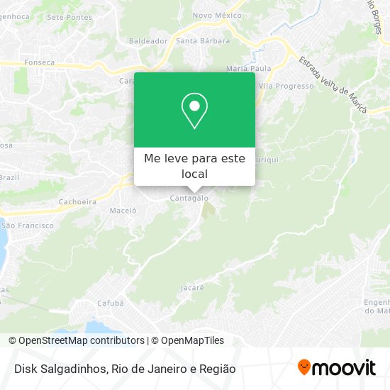 Disk Salgadinhos mapa