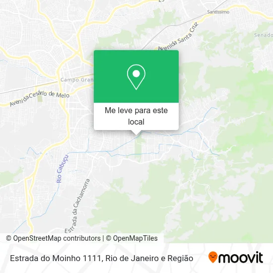 Estrada do Moinho 1111 mapa