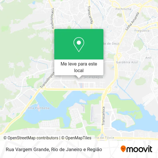 Rua Vargem Grande mapa