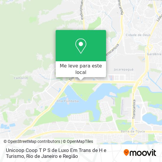 Unicoop Coop T P S de Luxo Em Trans de H e Turismo mapa