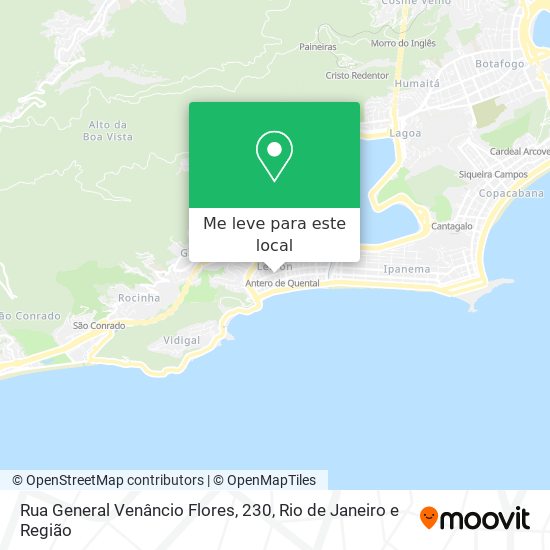 Rua General Venâncio Flores, 230 mapa