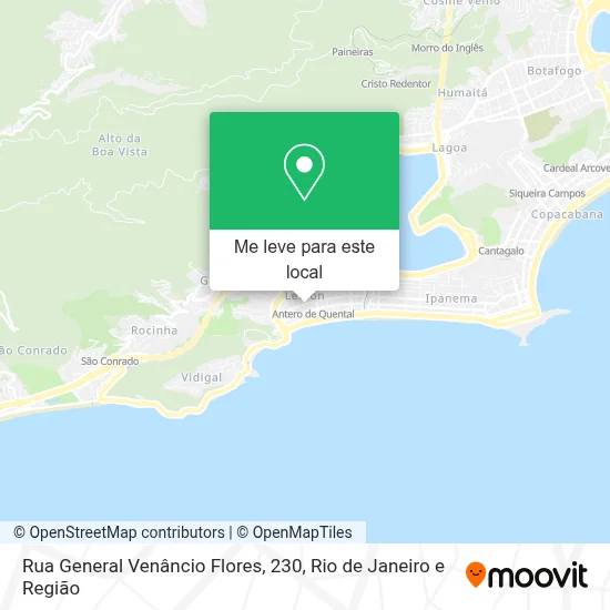 Rua General Venâncio Flores, 230 mapa
