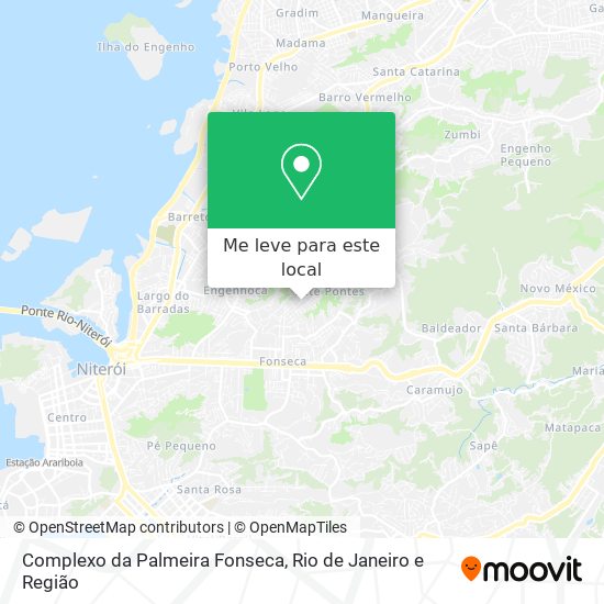 Complexo da Palmeira Fonseca mapa